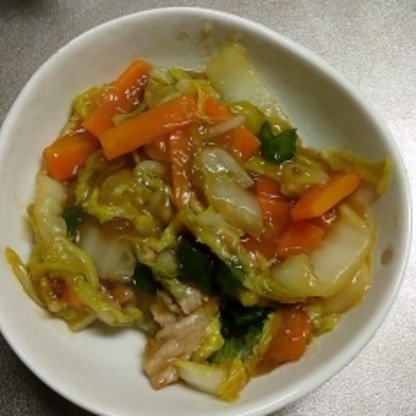 野菜もお肉もたっぷりの八宝菜が作れました♪
家族にも好評で、是非また作りたいと思います(^^)
ありがとうございました！